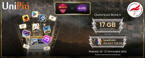 SEACA 2022 Makin Seru Bersama AXIS – Dapatkan Bonus 17GB Kuota Internet & Hadiah Samsung Galaxy Tab S6!